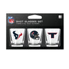 Houston Texans Shot Glass Set 3 Pack - Mojo Licensing
