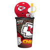 Kansas City Chiefs Helmet Cup 32oz Plastic with Straw - Mojo Licensing