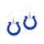 Indianapolis Colts Earrings Glitter Dazzle - Aminco