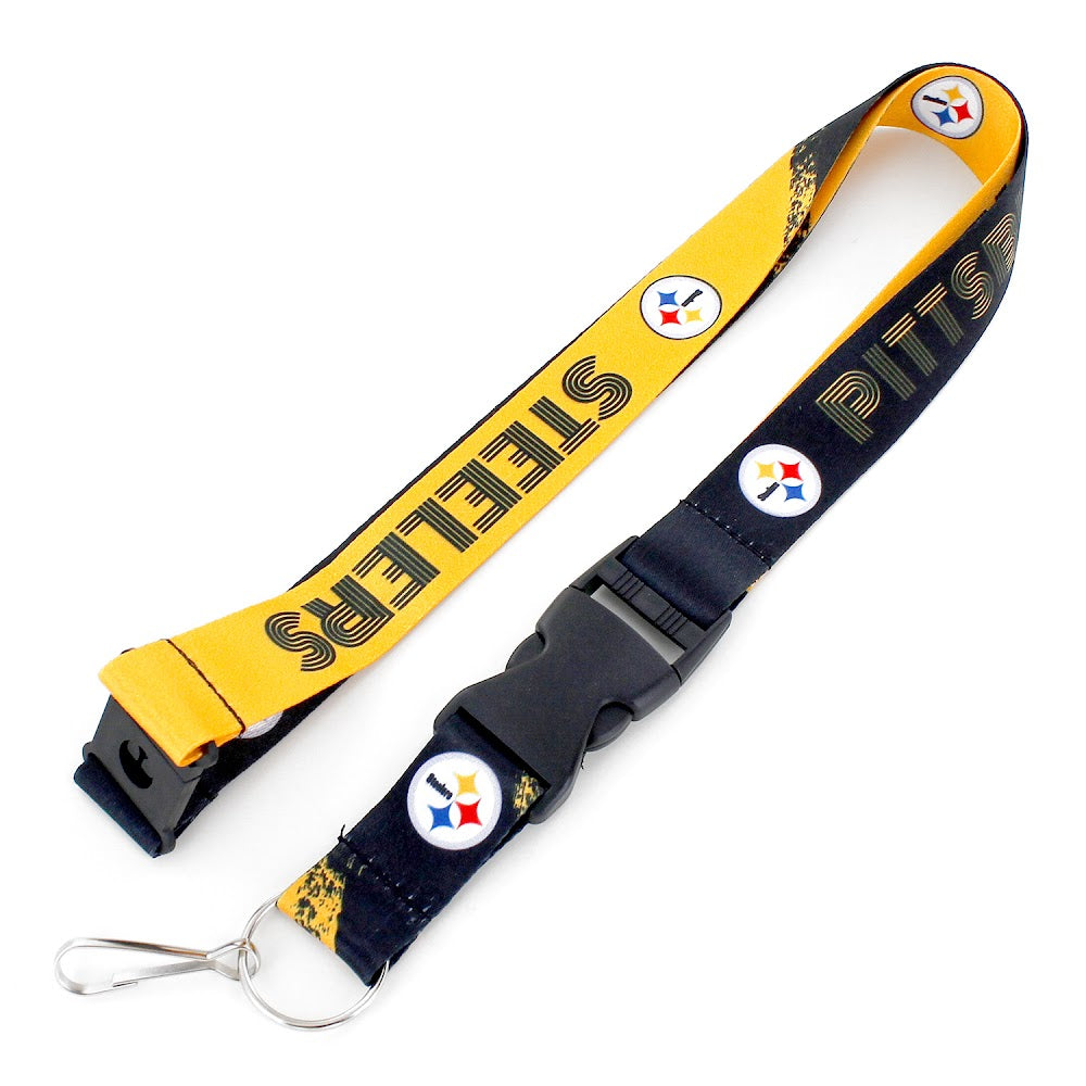 Pittsburgh Steelers Lanyard Crossfade Design - Aminco