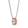 Denver Broncos Necklace Fashion Ring Pendant Silver - Aminco