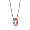 Miami Dolphins Necklace Fashion Ring Pendant Silver - Aminco