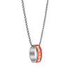 Chicago Bears Necklace Fashion Ring Pendant Silver - Aminco