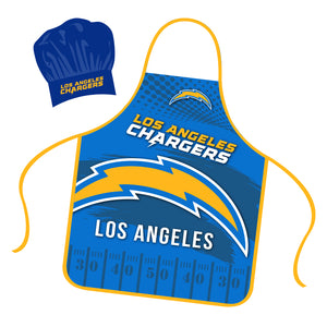 Los Angeles Chargers Chef Hat and Apron Set - Mojo Licensing