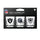 Las Vegas Raiders Shot Glass Set 3 Pack - Mojo Licensing