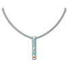 Miami Dolphins Necklace Silver Bar - Mojo Licensing