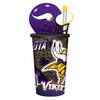 Minnesota Vikings Helmet Cup 32oz Plastic with Straw - Mojo Licensing