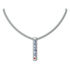 New York Giants Necklace Silver Bar - Mojo Licensing