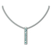 Philadelphia Eagles Necklace Silver Bar - Mojo Licensing
