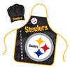 Pittsburgh Steelers Chef Hat and Apron Set - Mojo Licensing
