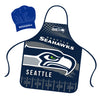 Seattle Seahawks Chef Hat and Apron Set - Mojo Licensing