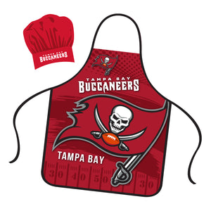 Tampa Bay Buccaneers Chef Hat and Apron Set - Mojo Licensing
