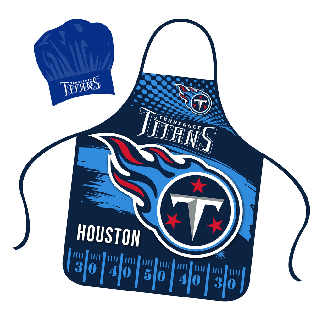 Tennessee Titans Chef Hat and Apron Set - Mojo Licensing