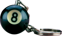 Action NI8BK1 8 - Ball Key Chain Novelty Items
