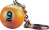 Action NI9BK25 9-Ball Key Chain Novelty Items