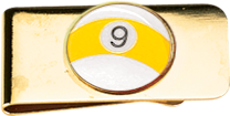 Action NI9MC25 9-Ball Money Clip Novelty Items