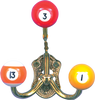 Action NIBCH Brass Coat Hook Novelty Items