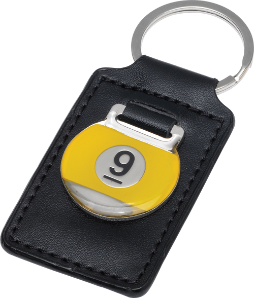 Action NIKC9 9-Ball Leather Key Chain Novelty Items