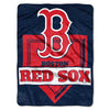 The Northwest Co 1MLB-08030-0004-RET Red Sox Home Plate Raschel Throw