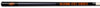 OKLAHOMA STATE COLOR ENGRAVED BILLIARD CUE ORANGE / BLACK - OKSBCE914