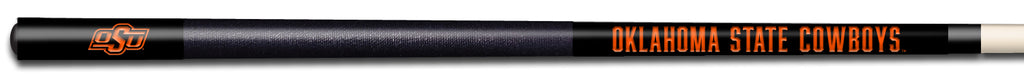 OKLAHOMA STATE COLOR ENGRAVED BILLIARD CUE ORANGE / BLACK - OKSBCE914