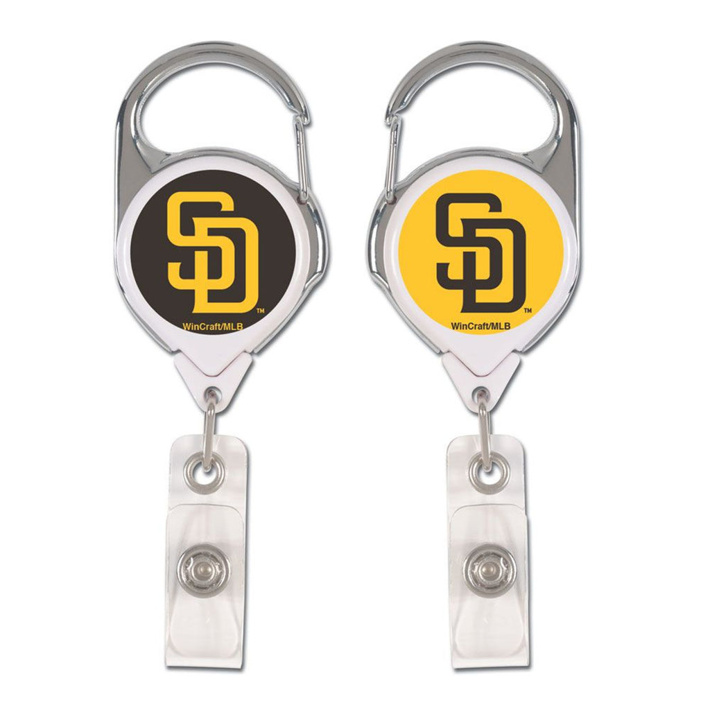 San Diego Padres Badge Holder Premium Retractable - Wincraft