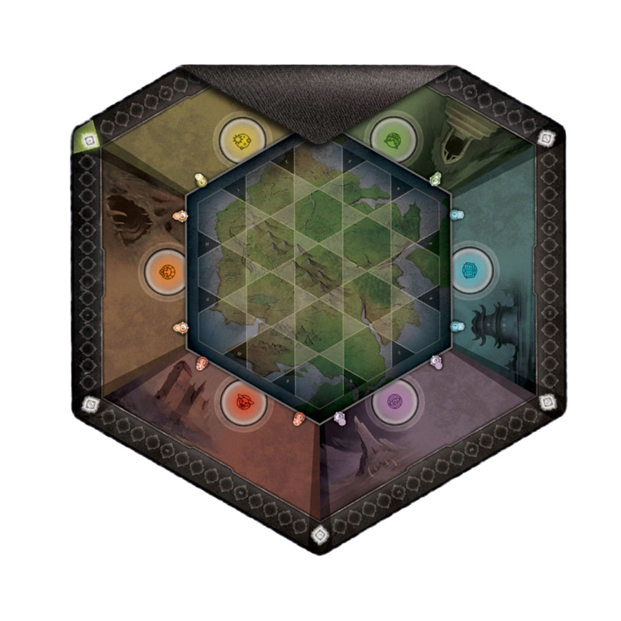 Orange Nebula -  Vindication: Neoprene Playmat