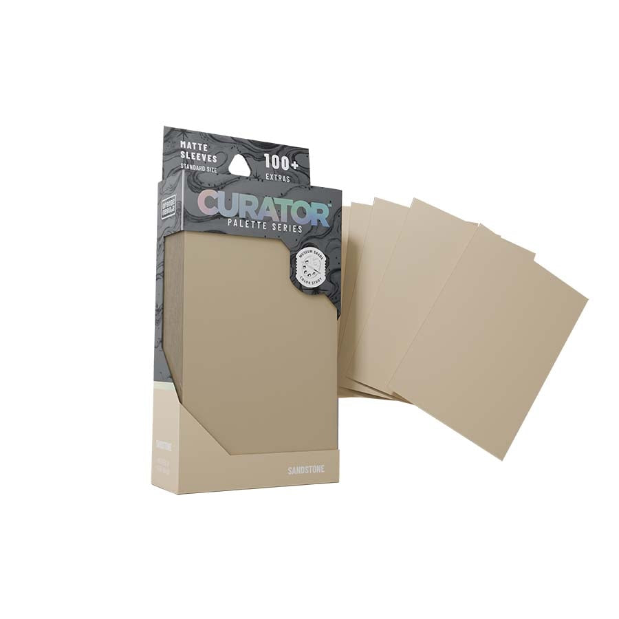 Orange Nebula: Curator: Palette Sleeves: Sandstone (100Ct) Pre-Order
