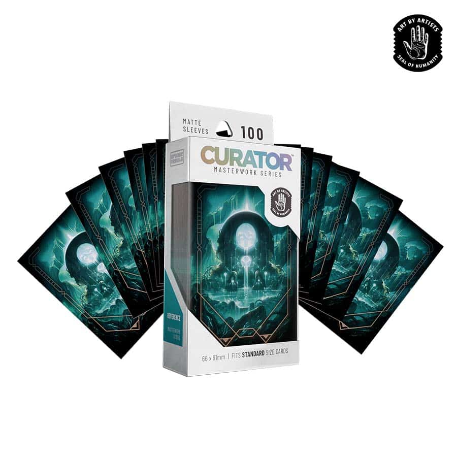Orange Nebula: Curator: Masterwork Sleeves: Reverence (Sergio Chaves) (100Ct)