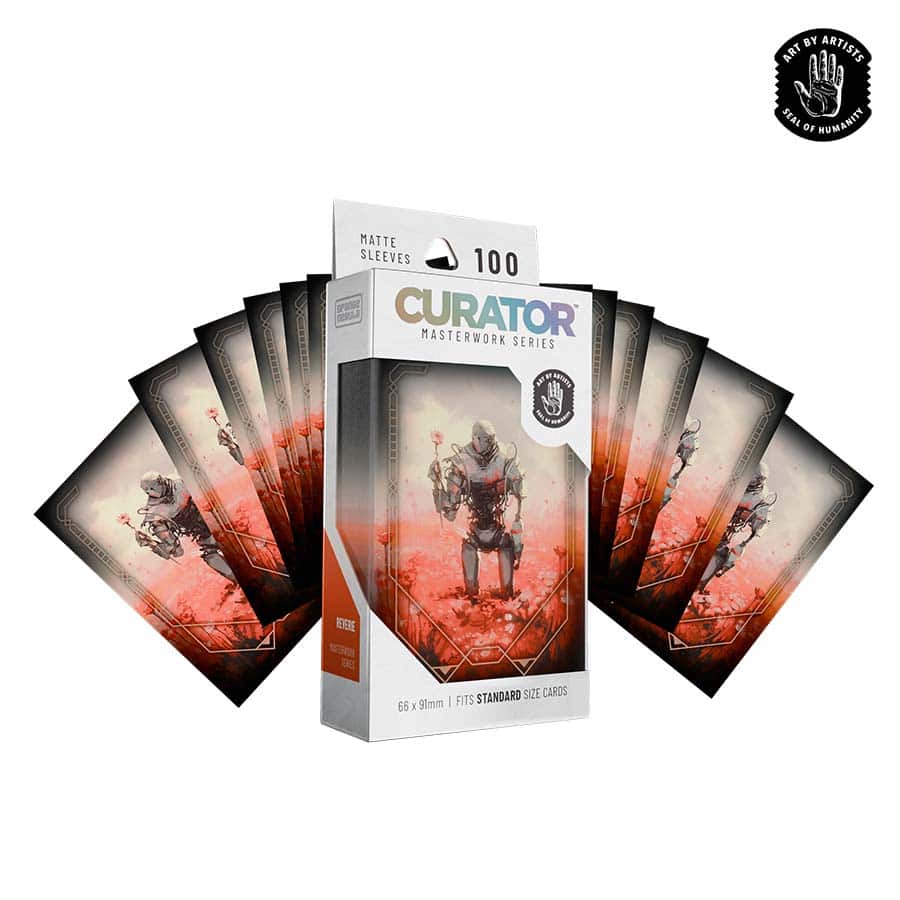 Orange Nebula: Curator: Masterwork Sleeves: Reverie (Ninjajo) (100Ct)