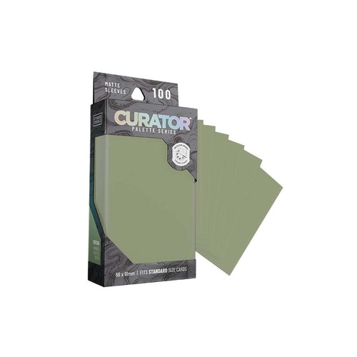 Orange Nebula: Curator: Palette Sleeves: Matcha (Green) (100Ct) Pre-Order