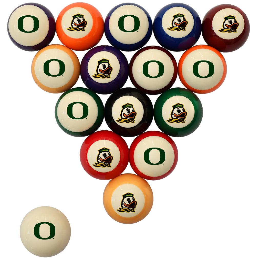 OREGON STANDARD COLOR NUMBERED BILLIARD BALL SET STANDARD COLOR BILLIARD BALL SET - OREBBSSTD