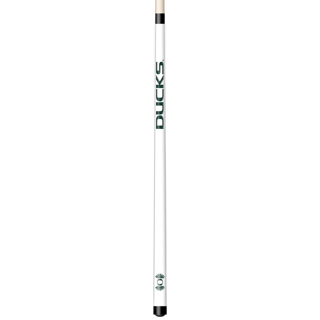 OREGON ENGRAVED BILLIARD CUE WHITE / GREEN - OREBCE101-JR