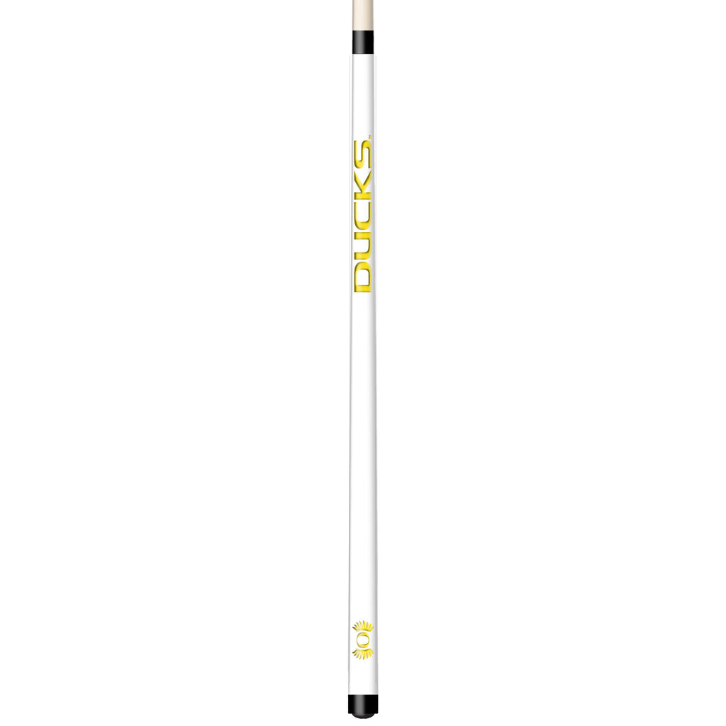 OREGON ENGRAVED BILLIARD CUE WHITE / YELLOW - OREBCE102-JR