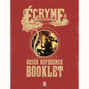 Open Sesame Games -  Ecryme (Rpg): Quick Reference Booklet