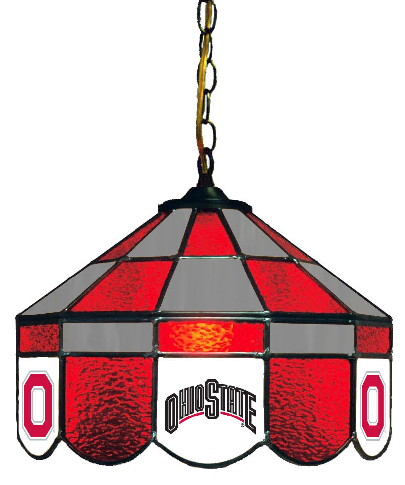 OHIO STATE 14'' EXECUTIVE SWAG HANGING LAMP - OSU-140EXSWN