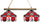 OHIO STATE 2-LIGHT EXECUTIVE GAME TABLE LIGHT - OSU-280EXGL