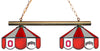 OHIO STATE 2-LIGHT GAME TABLE LIGHT - OSU-280GLN