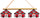OHIO STATE 3-LIGHT EXECUTIVE GAME TABLE LIGHT - OSU-380EXGLA