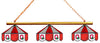 OHIO STATE 3-LIGHT GAME TABLE LIGHT - OSU-380GL