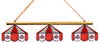 OHIO STATE 3-LIGHT GAME TABLE LIGHT - OSU-380GLA