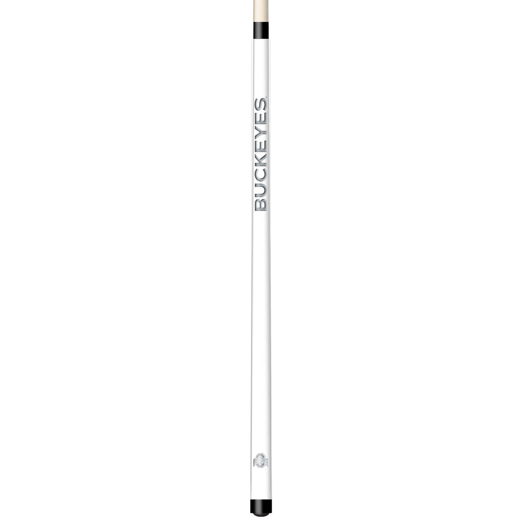 OHIO STATE ENGRAVED BILLIARD CUE WHITE / GRAY - OSUBCE105-JR