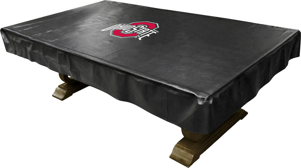 OHIO STATE BILLIARD TABLE COVER BLACK - OSUBTC100ST-8