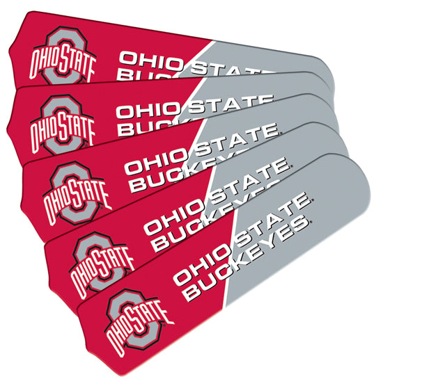 OHIO STATE FAN BLADE SET SCARLET/GRAY - OSUFBL100-52