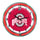 OHIO STATE NEON WALL CLOCK - 18'' SCARLET FACE / RED NEON - OSUNWC100-18