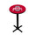 OHIO STATE PEDESTAL PUB TABLE SCARLET - OSUPTB101