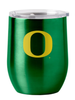 Oregon Ducks Travel Tumbler 16oz Stainless Steel Curved - Logo Brands