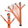 Baltimore Orioles Inflatable Crazy Sports Fan - Sporticulture