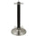 24''H POOL CUE HOLDER-LTHR BLK