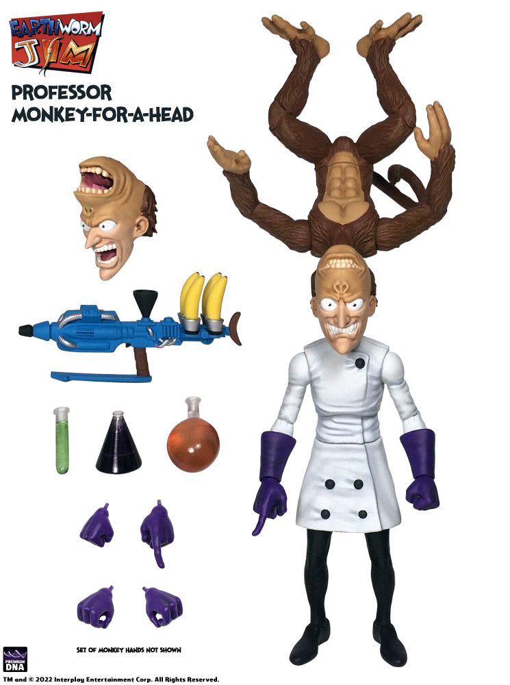 Premium Dna Toys - Professor Monkey For A Head Pre-Order